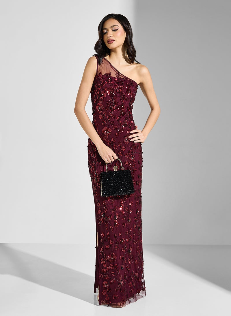 Namshi x Sequin Evening Dress - Image 4