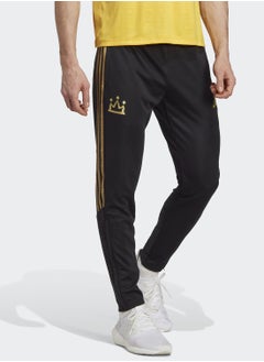 adidas black and gold sweatpants