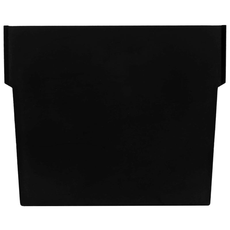 AkroMils 40120 Plastic Width Dividers for 4 Tall Shelf Bins Models 30120 30128 and 30124 Custom Storage Inserts for Tools Crafts Supplies 24Pack Black
