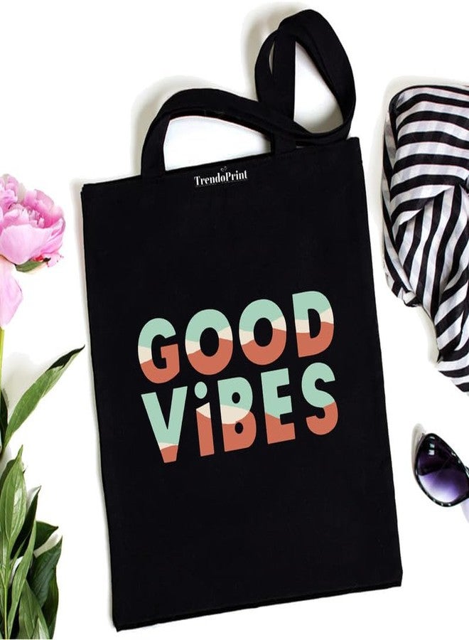 TrendoPrint Large Capacity Aesthetic Tote Bag for Womens & Girls with Zip Closure 15kg weight Capacity (14x16 inches) for College, Office Use and Groceries (TP16) - Image 1