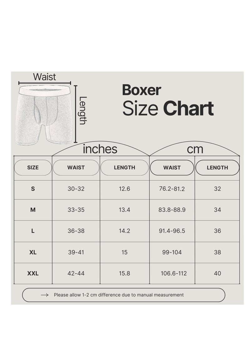 Selecta Now - Mens Boxer Shorts Soft Cotton Underwear Breathable Trunks Black Pouch Fly Briefs - Image 1