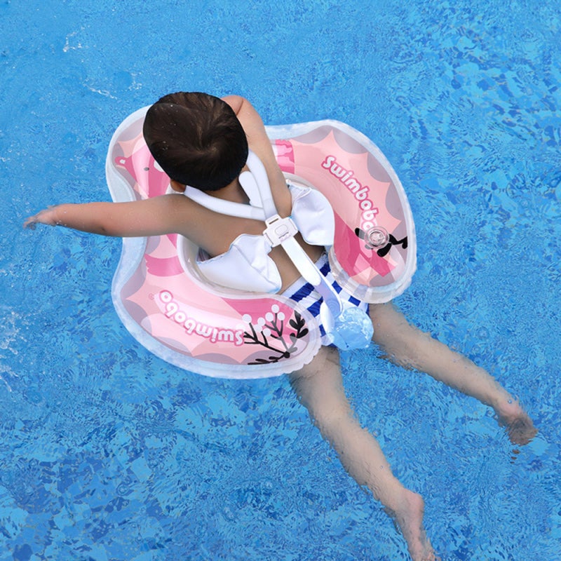 Swimbobo Cute Baby Pool Float Inflatable Baby Swim Float Baby Swimming Float Ring Toddler Pool Float for 6-36 Months Baby Boys Girls Swim Trainer Float - Image 5