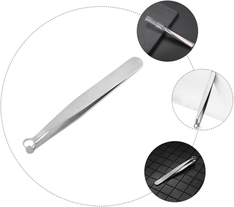 Manual Nose Hair Trimmer for Men Round Head Nasal Hair Clip Safe and Portable Precision Tweezer for Quick - Image 5