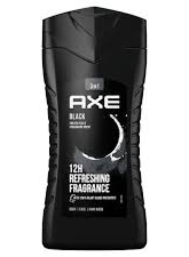 أكس غسول للجسم 250 مل 3 في 1 أسود