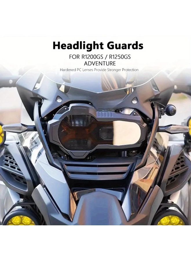 حامي مصباح دراجة نارية بي إم دبليو R1200GS R1250GS أدفنتشر عدسة شفافة مضاد للخدوش - Image 5