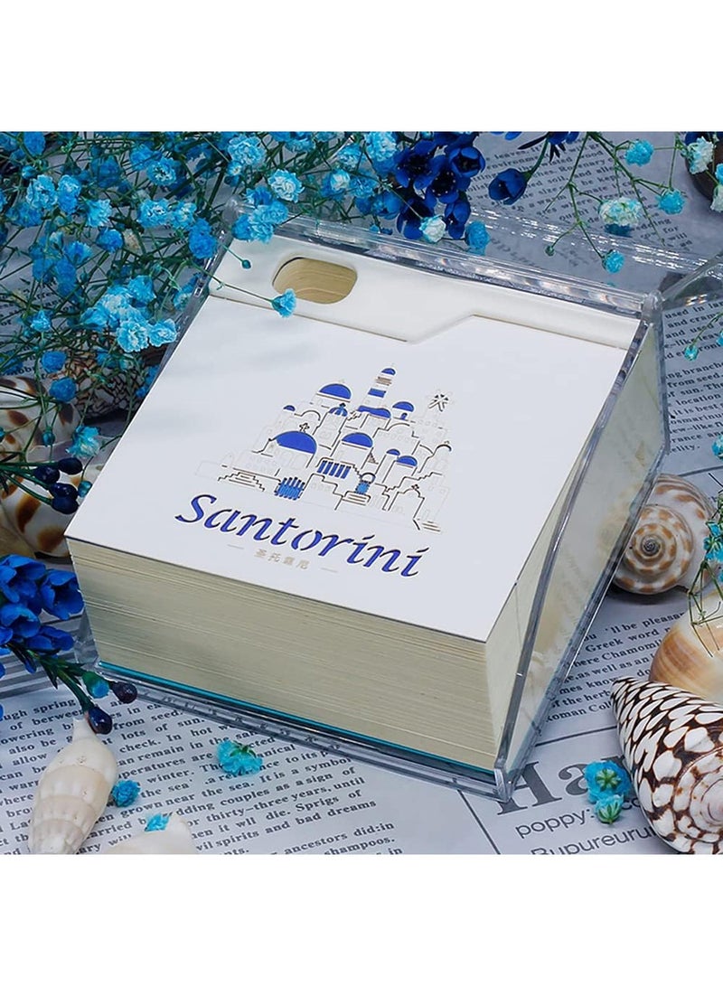 Generic Aegean Sea Paper Carving 3D Notebook Desktop Decoration Gift  - Image 3