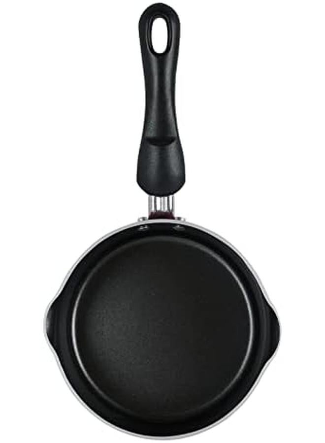 Prestige Classique Aluminum 14 Cm Milk Pan Non Stick Surface Comfortable Grip Handle Red  - Image 3