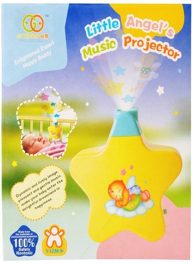 Heer New Born Toy €“ Little Angel Baby Sleep Star Projector with Star Light Show and Music for Kids Multicolor, Pack of 1 - Image 3