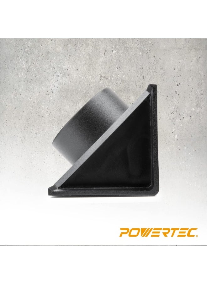 POWERTEC 70152 Router Table Dust Port   2.5 inch x 6.5 inch Dust Collection Adapter  - Image 3