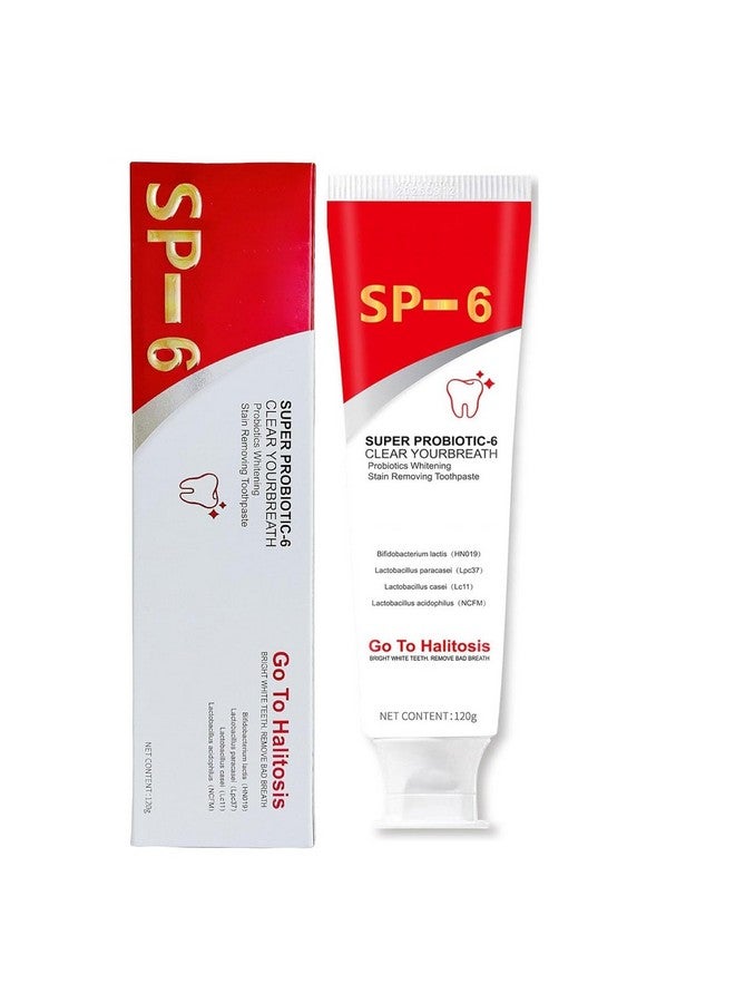 Yaper SP-6 Ultra Whitening Toothpaste,Deep Cleaning Care Fresh Breath Super Probiotic-6 Toothpaste with Probiotic Oalance Oral Microbiot. (1 Pcs) - Image 1