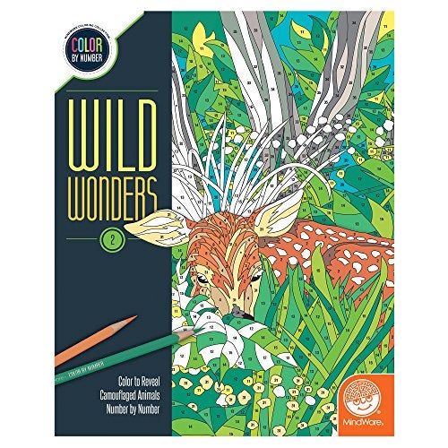 MindWare Color by Number Wild Wonders Book 2 - Image 1