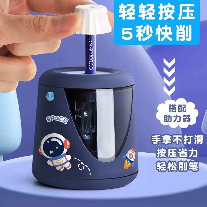 Automatic Electric Pencil Sharpener for Kids, Rechargeable - Image 3