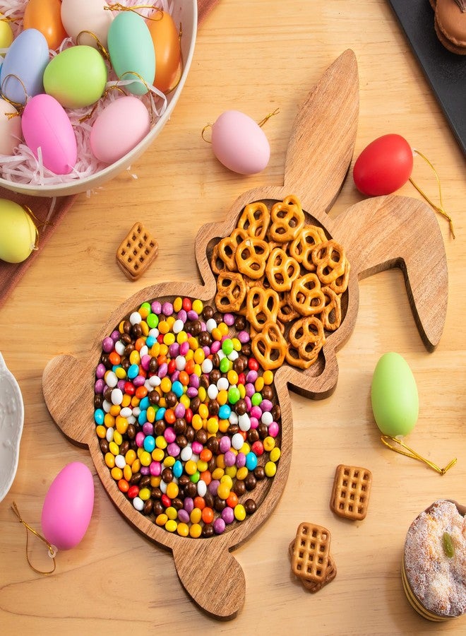 Yoshiky Farmhouse Bunny Serving Wood Trays, Nesting Rabbit-Shaped Wooden Charcuterie Serving Platters for Easter or Spring Rustic Decorative - Image 3