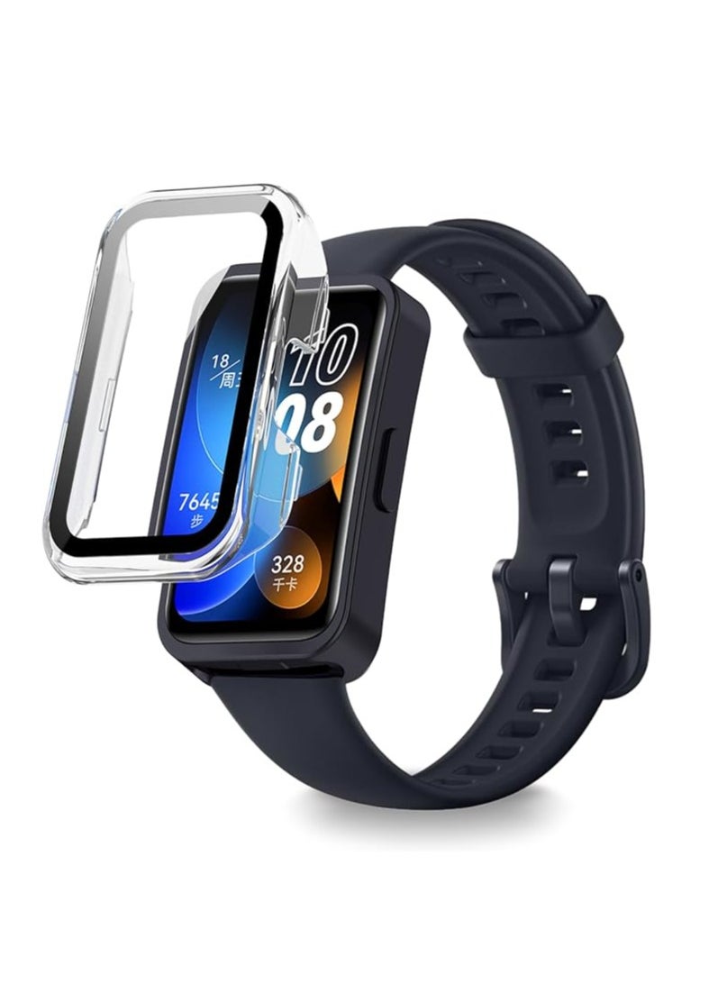 Generic Protective Case Compatible With Huawei Band 9/Huawei Band 8 Hardness PC Case (Clear) 