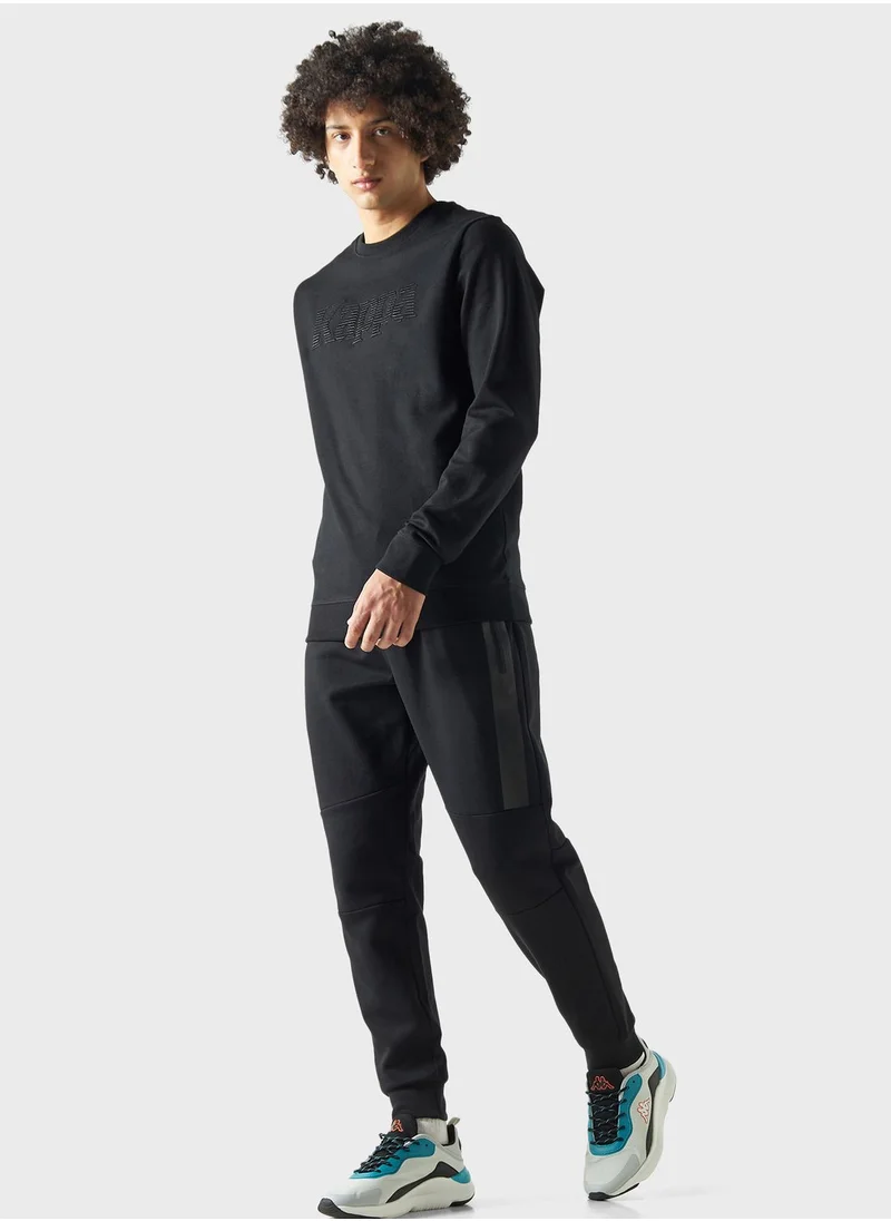 Kappa Logo Print Sweatpants