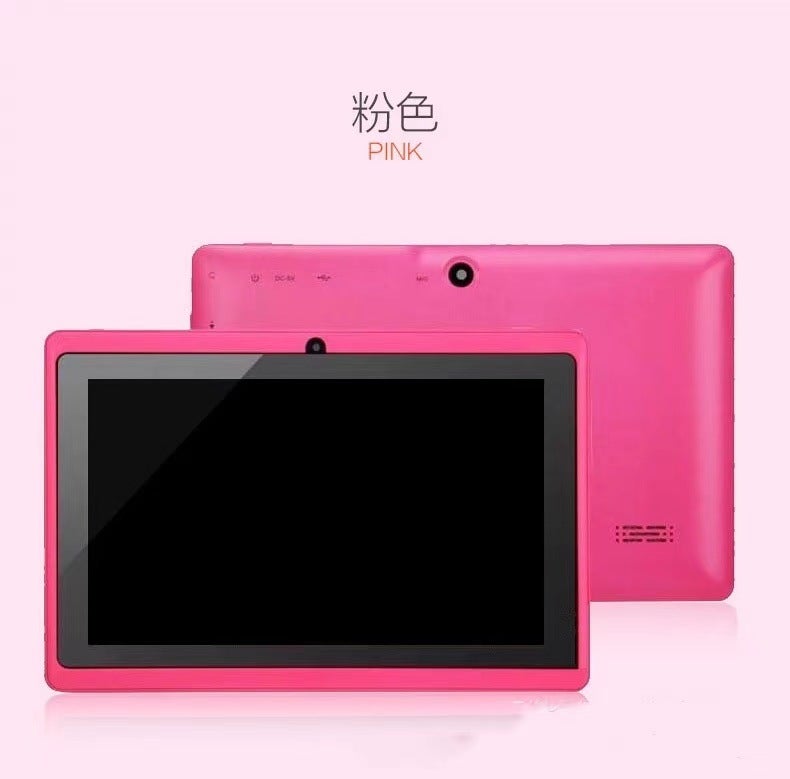 Q88 childrens tablet computer HD screen cross-border e-commerce for manufacturers wholesale direct supply of 7-inch tablet computer Pink 