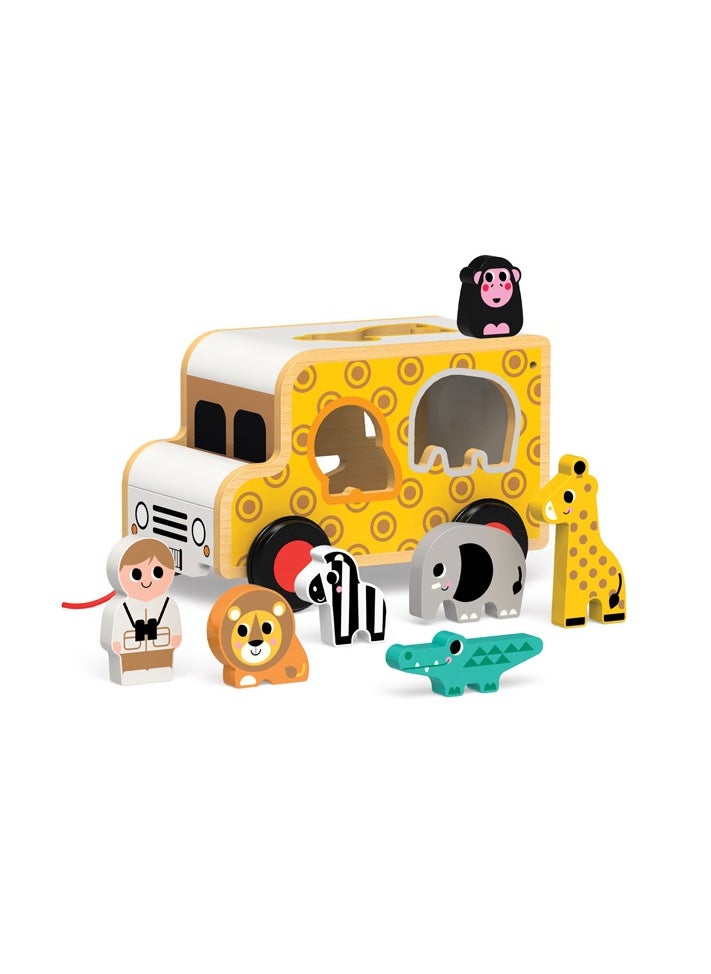 Kids hits MMX KIDS HITS WOODEN SORTING TRUCK SAFARI JOURNEY  - Image 2