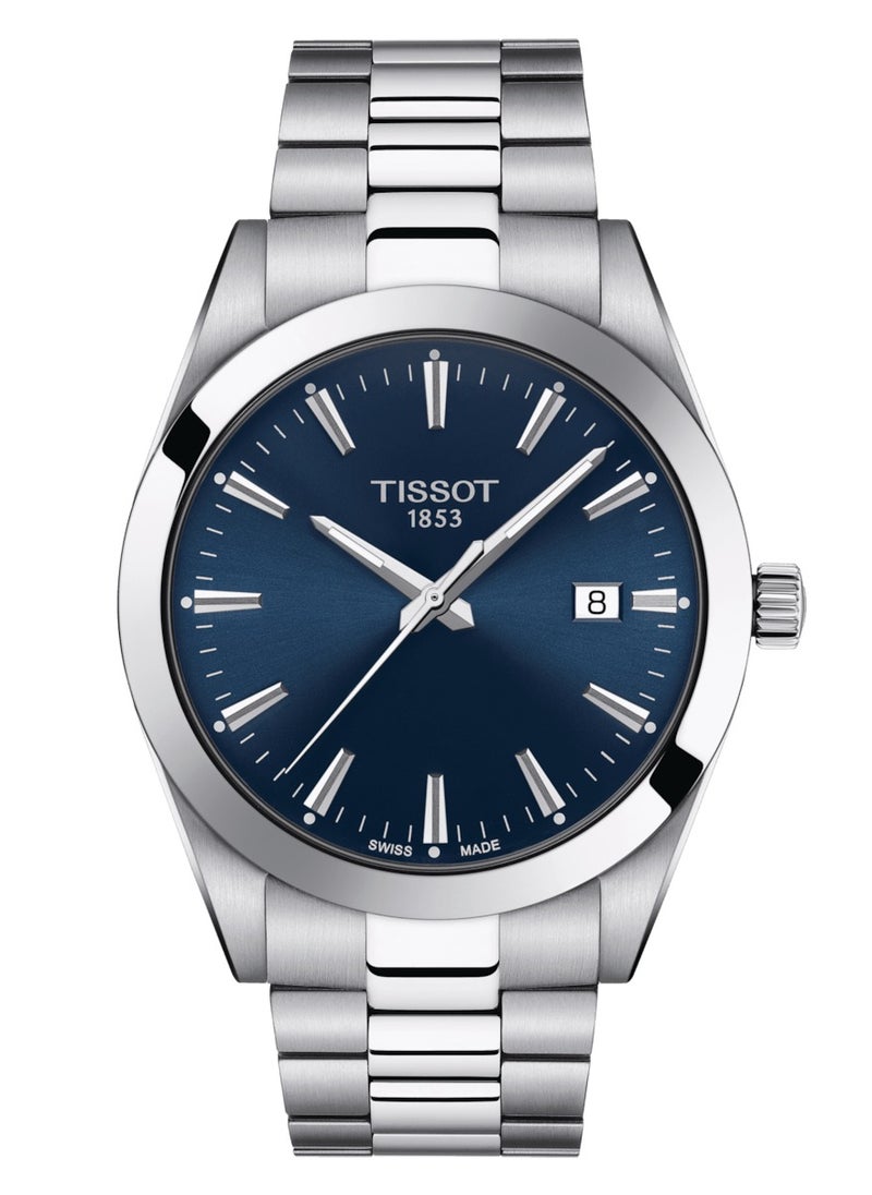 TISSOT Gentleman Men's Swiss Quartz Watch 40mm T127.410.11.041.00