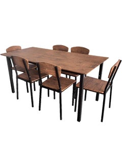 MOMENT 7-Piece Dining Table Set For 4-6 People  - Image 1