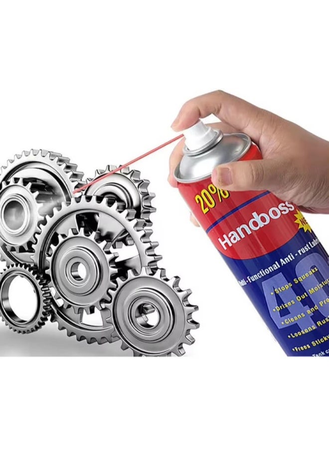 Handboss Multi-Functional Anti-Rust Lubricant Spray 450ml – Stops Squeaks & Loosens Rusted Parts - Image 2