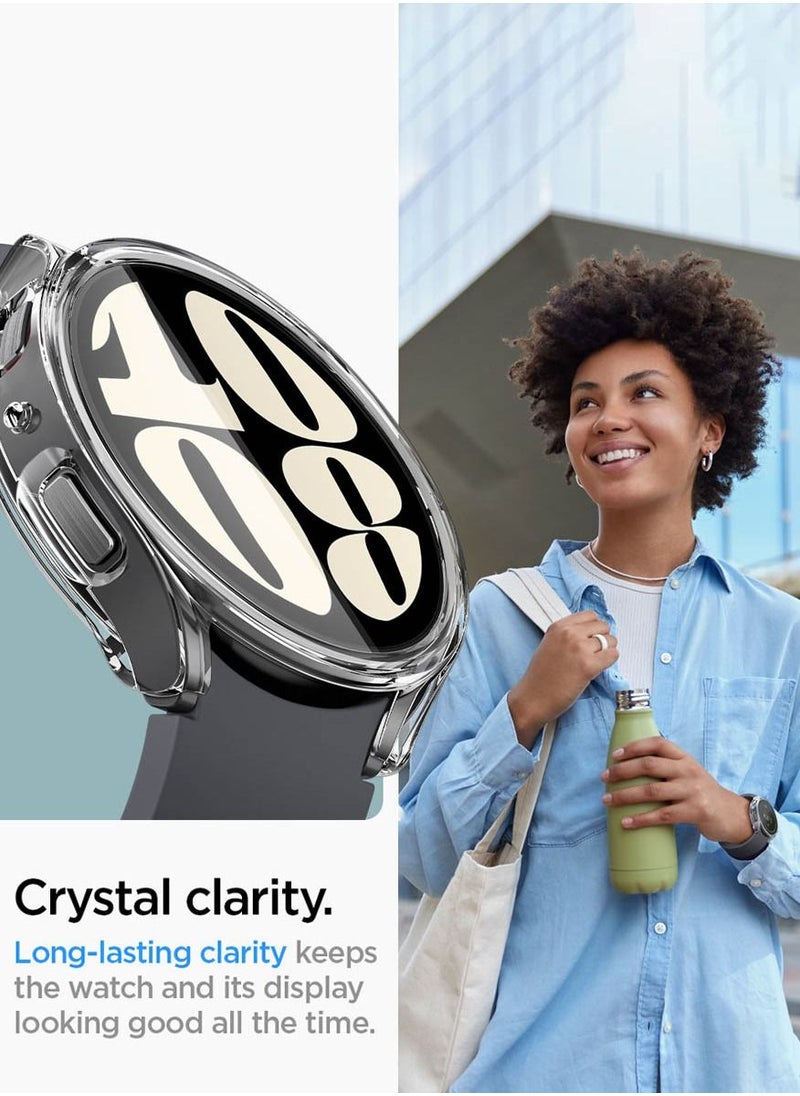 Spigen - Ultra Hybrid for Samsung Galaxy Watch 6 40mm Case Cover with Built-in Screen Protector (2023) - Crystal Clear - Image 1