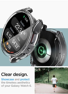 Spigen Ultra Hybrid for Samsung Galaxy Watch 6 40mm Case Cover with Built-in Screen Protector (2023) - Crystal Clear  - Image 5