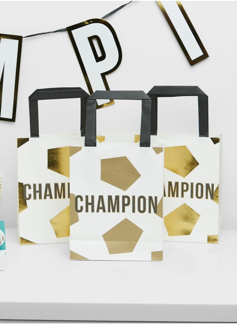 Talking Tables - Set Of 6 Champions Party Bags - Image 1