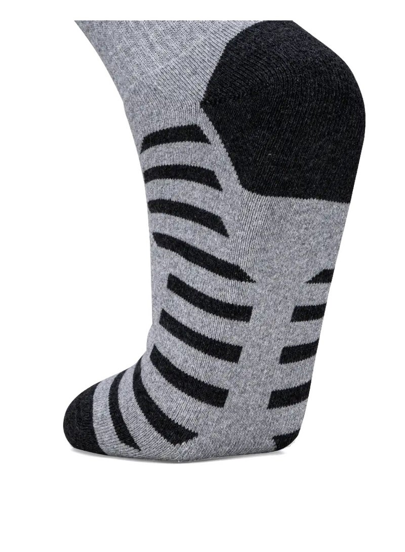 HUNDRED Men'S Sports Socks-Quarter (Lt Grey) (Hbas-3M059-3) - Image 2