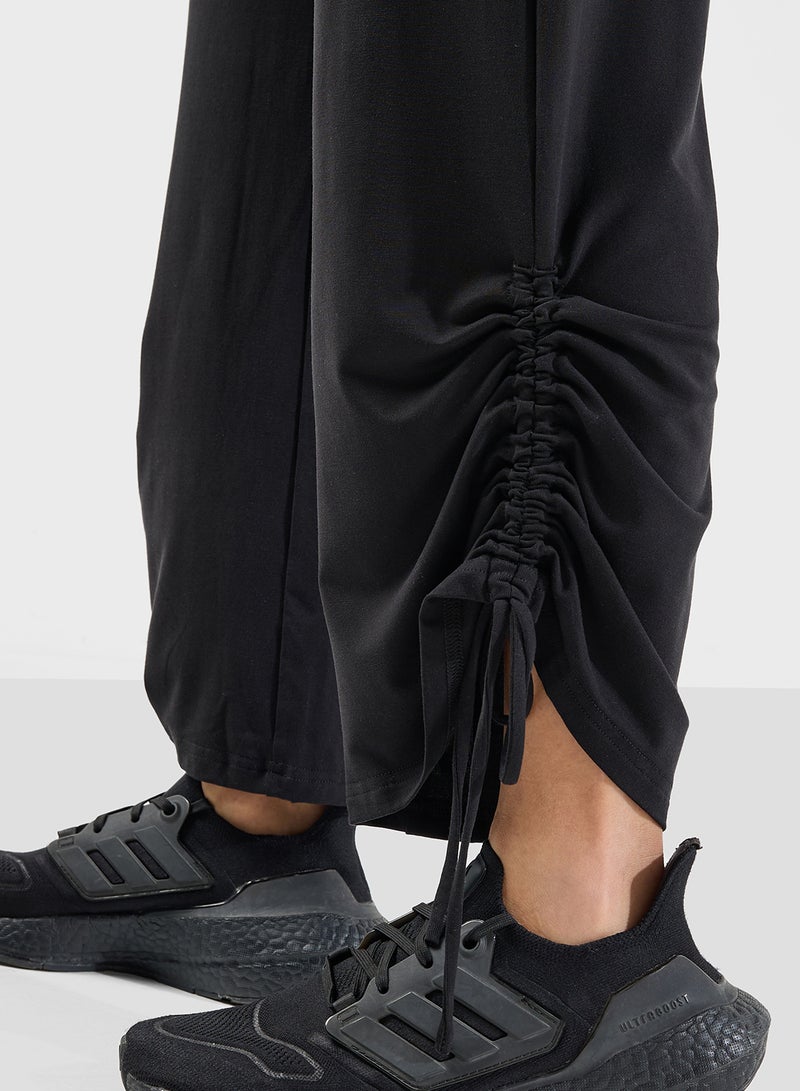 FRWD Ruched Waist Straight Fit Jersey Pant  - Image 5