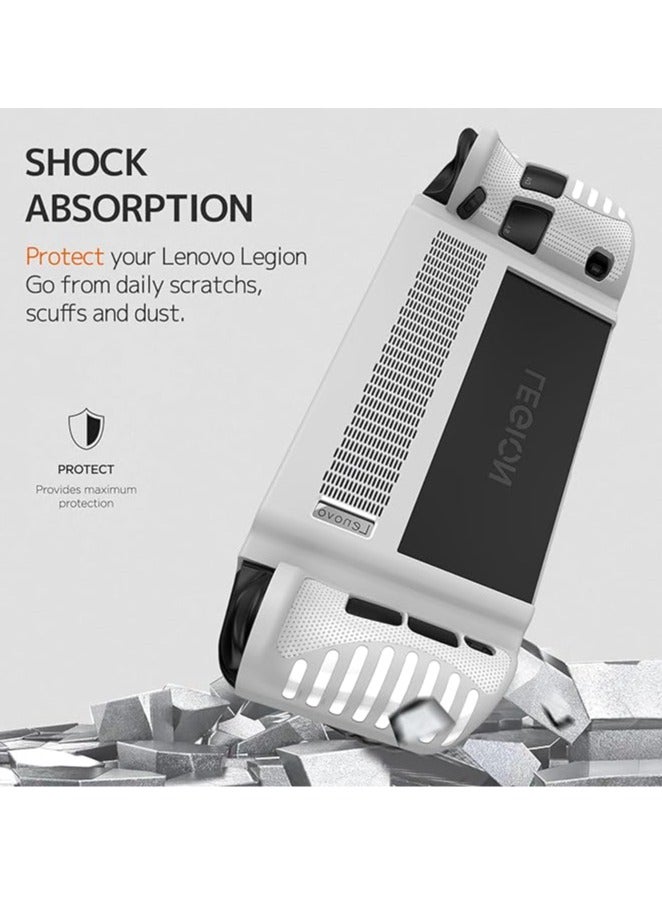 Silicone case compatible with Lenovo  Go 8.8 inch with stand, Lenovo  Go 2023, shock-resistant, scratch-resistant, anti-slip fully protective silicone cover - Image 4