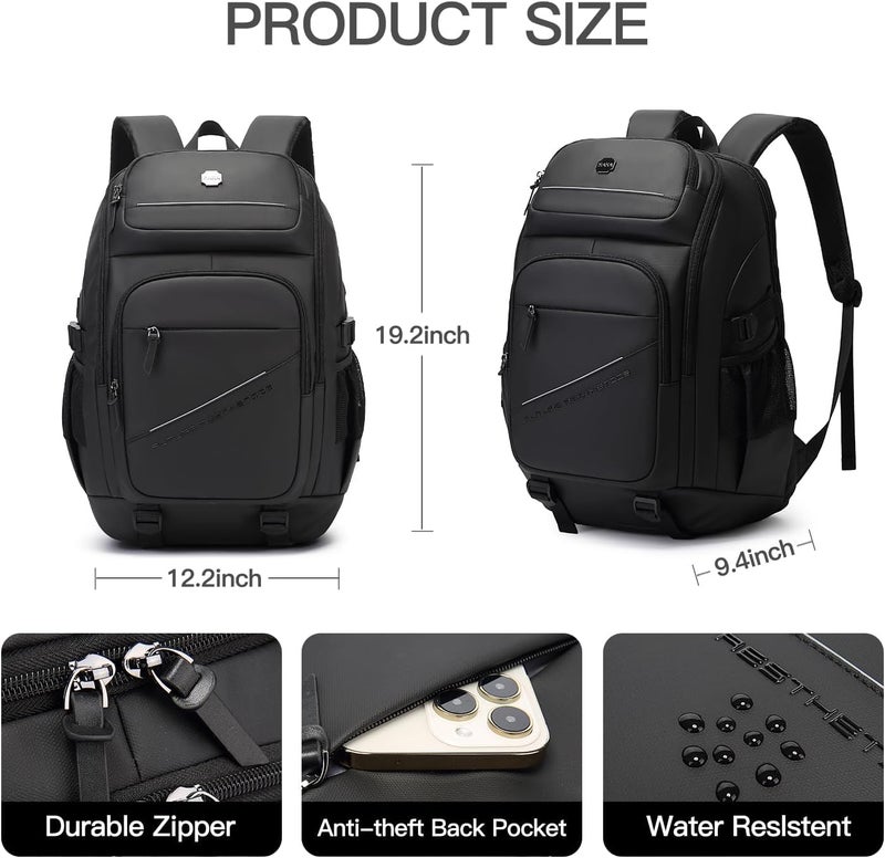 Red Lemon Nomad Pack KAKA Business laptop Backpack for men women Water-Resistant fit 15.6 Inch Laptop Backpack Travel Durable Backpack (Blue) - Image 4