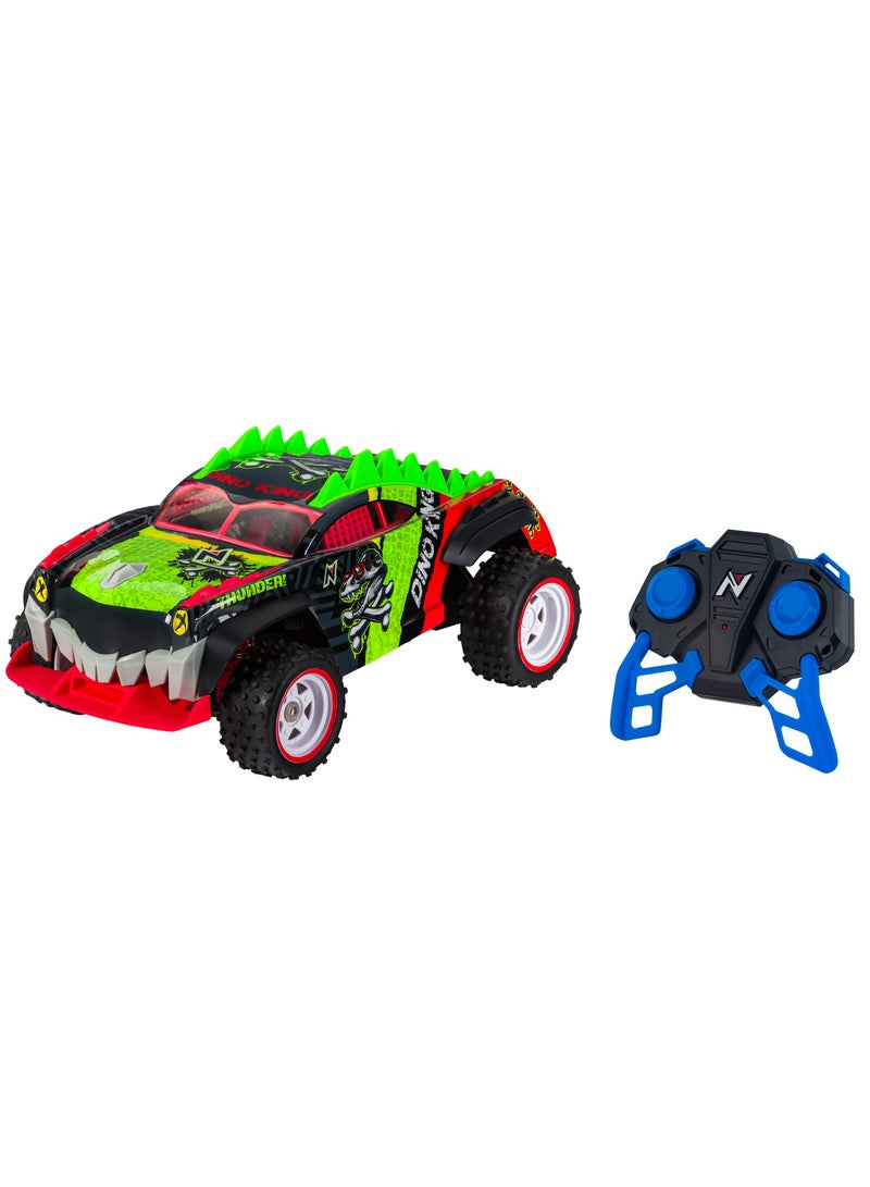 Nikko Remote Control Dino Truck, Assorted 1 Piece (Style & Color May Vary) | Splash & Dust-Proof Off-Road Racing Truck | Monster Truck | Max Speed Upto 9 MPH / 14KM/H | Remote Control Car | Toy Vehicle | Gift for Kids and Adults - Image 1