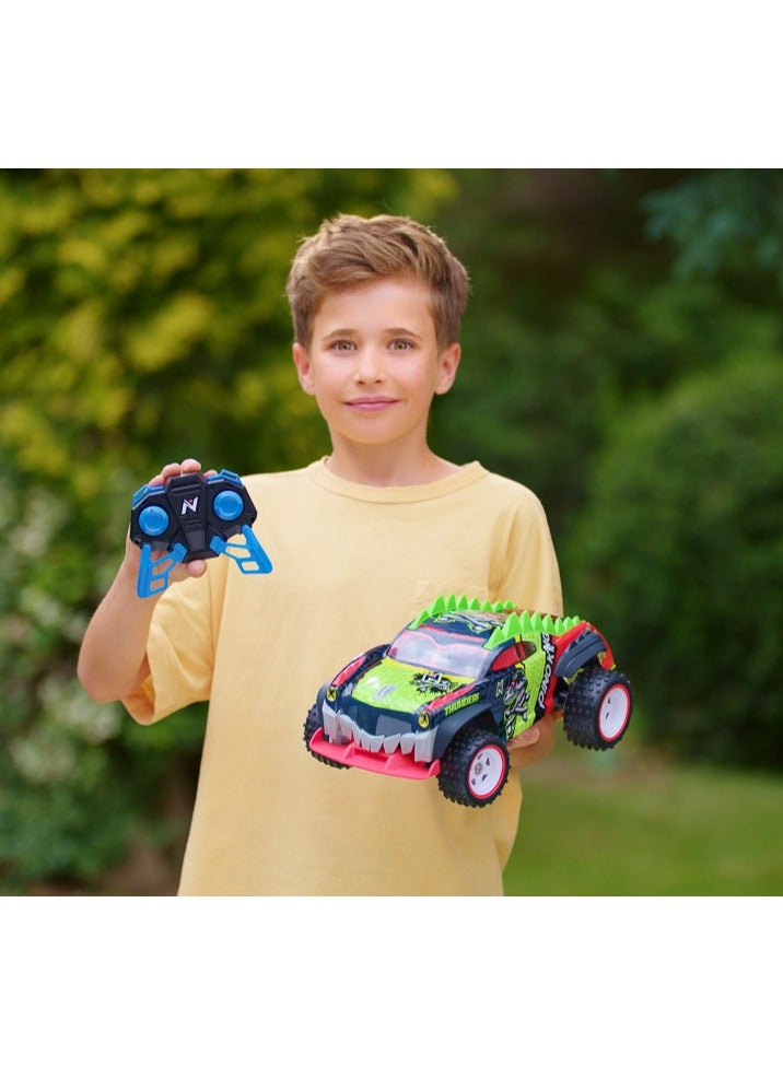 Nikko Remote Control Dino Truck, Assorted 1 Piece (Style & Color May Vary) | Splash & Dust-Proof Off-Road Racing Truck | Monster Truck | Max Speed Upto 9 MPH / 14KM/H | Remote Control Car | Toy Vehicle | Gift for Kids and Adults - Image 3