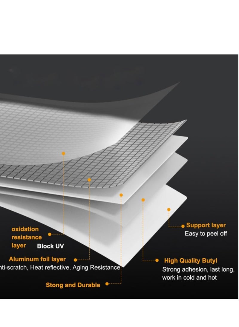 Super Strong Waterproof Tape Butyl Seal Rubber Aluminum Foil Tape