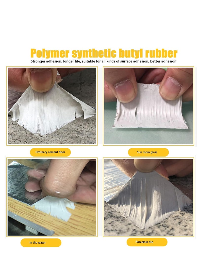 Super Strong Waterproof Tape Butyl Seal Rubber Aluminum Foil Tape