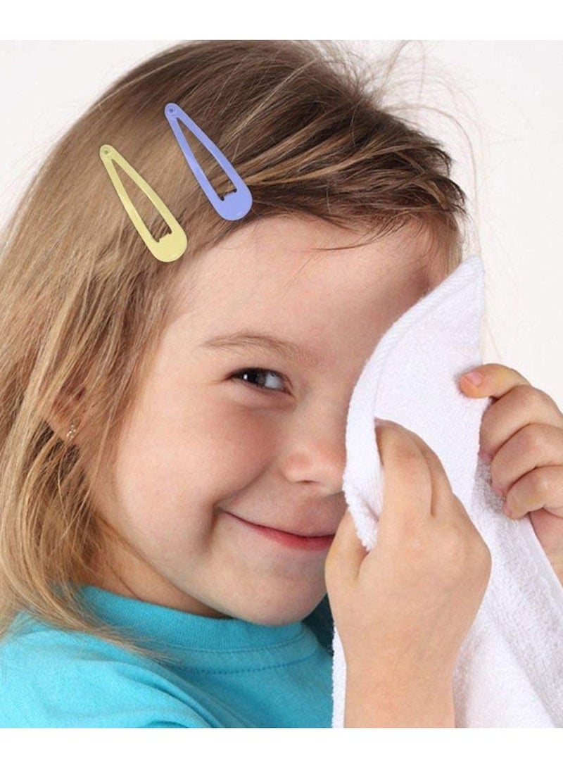 MARGOUN 200Pcs Snap Hair Clip Metal Non Slip Multicolor Hair Barrette Girls Women Hair Accessories - Image 4