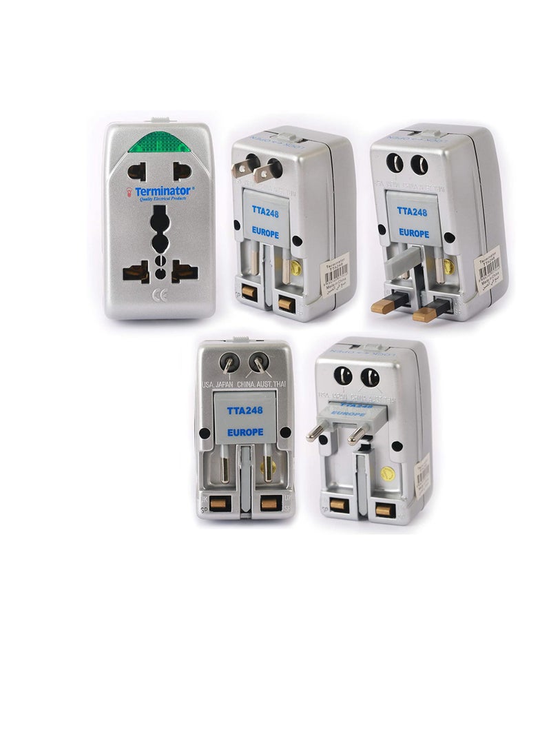Terminator All In One Universal International Plug Worldwide Two Way Multi Adapter - Image 3