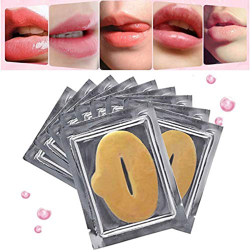 KlsyChry 24K Gold Bio Collagen Crystal Lip Mask Gel Pads for Remove Lines, Moisturizing, Anti-Wrinkle, Anti-Aging, Nourishing & Hydrating Lip Mask Sheet Patches (15Pcs/Set) - Image 3