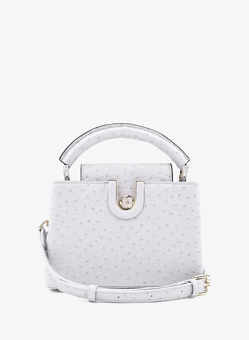Cuple Light Grey Chic Mini Shoulder Bag for Women | Best Price UAE