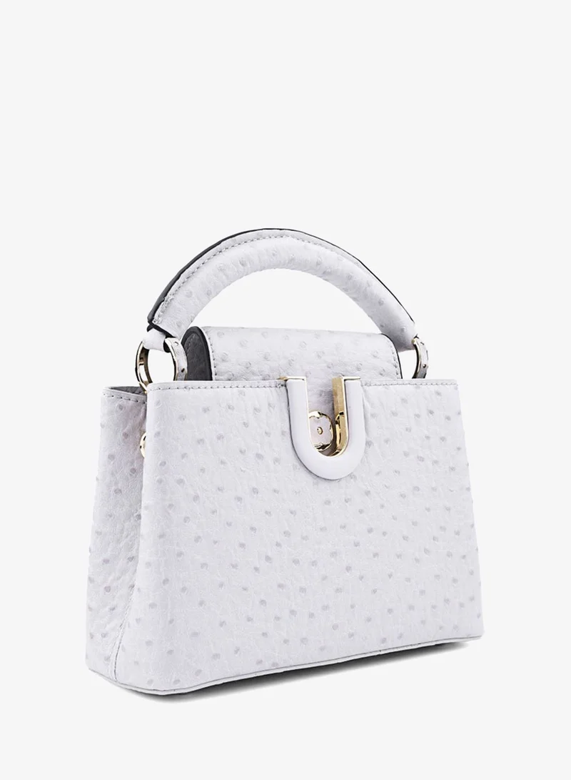 Cuple Light Grey Chic Mini Shoulder Bag for Women | Best Price UAE