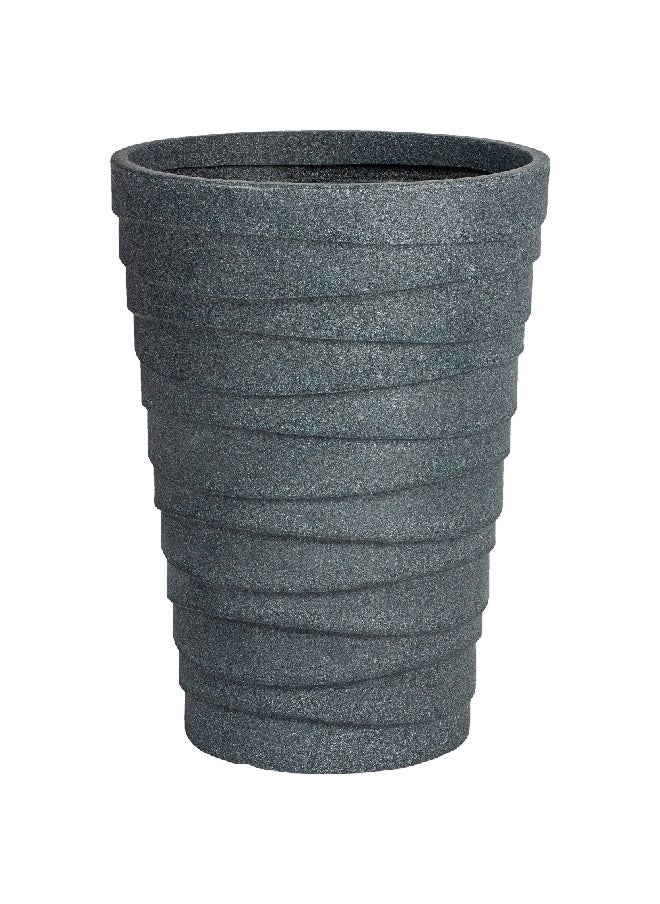 Strata - Large Trojan Weather Resistant Outdoor Planter Ash 66 x 48 cm GN566-ASH - Image 1