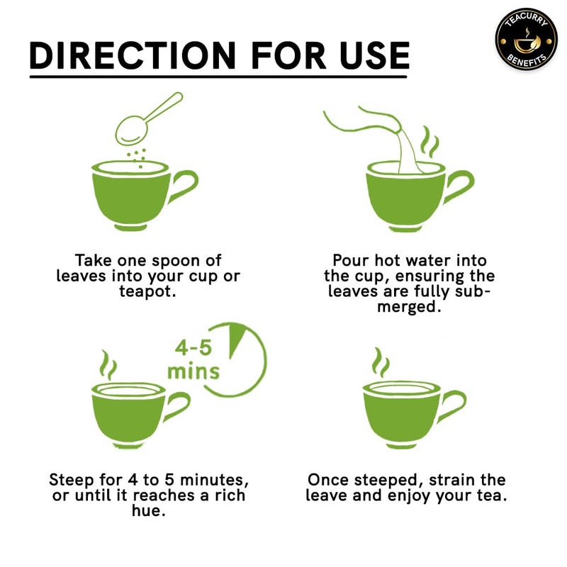 TEACURRY Spearmint Tea - For PCOS, PCOD, Hormonal Balance, Acne, Pimples & Unwanted Facial Hair (100Gm) - Image 2