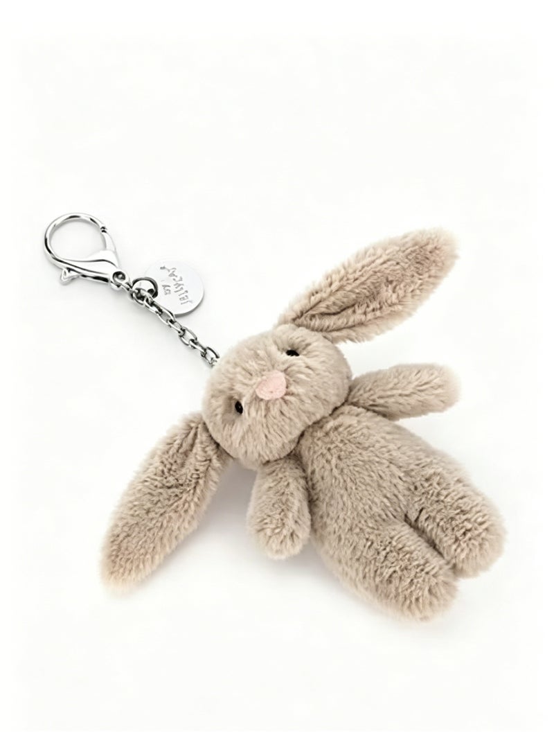 Jellycat little shy Bonnie Rabbit bag pendant Plush toy doll keychain Doll doll small pendant Holiday gift - Image 2