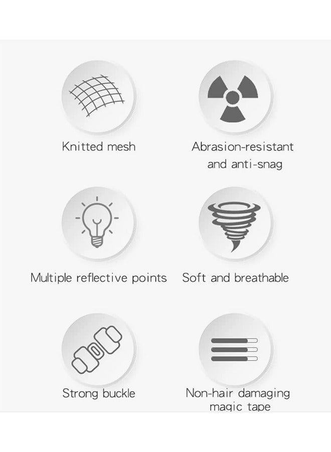 حزام كلب صغير بدون شد، حزام كلب قابل للتعديل، سترة مبطنة سهلة التحكم، حزام عاكس للحيوانات الأليفة بدون شد للمشي في الهواء الطلق والتدريب (لون عشوائي) - Image 3