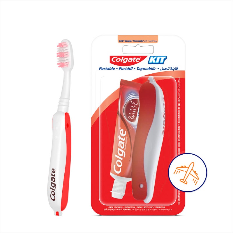 Colgate Travel Kit Toothpaste 20ml + Foldable Toothbrush