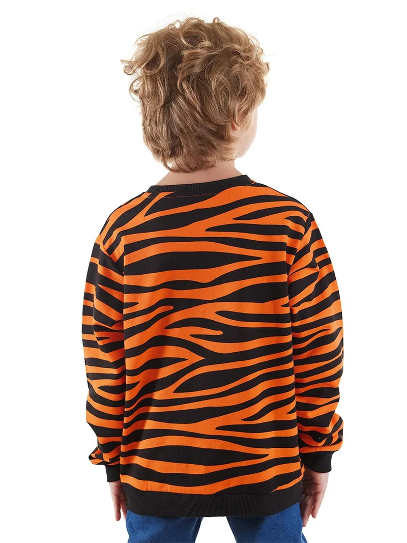 Denokids Cute Tiger Boy Sweatshirt