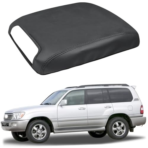Bilisin Center Console Cover Compatible with Toyota Land Cruiser 2007-2014 Accessories Waterproof Middle Console Lid Cover PU Leather Armrest Box Cover Protector - Image 1