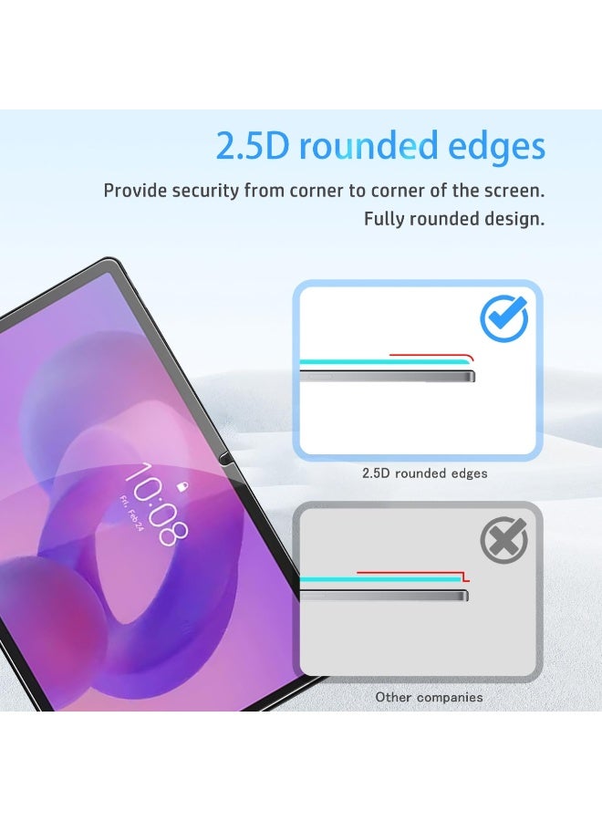 1 Pack Screen Protector for Lenovo Idea Tab Pro/Yoga Tab Plus 12.7inch 2025, HD Tempered Glass,9h Hardness,Scratch,Anti-Fingerprin,Tempered Glass Film Guard - Image 5