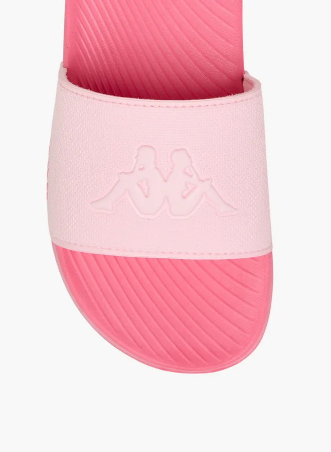 Kappa Girls' Logo Detail Slides