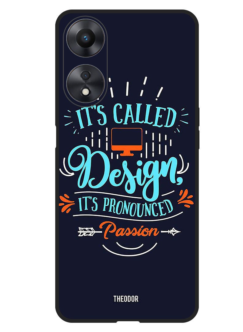 Theodor Protective Case Anti Scratch Shock Proof Bumper Cover For Oppo A98 Its Called Design - Image 1